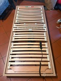 Rete letto singolo con motoreelettrico funzionante