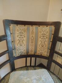 poltroncina a pozzetto primo del 900 liberty