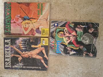 Lotto 3 Fumetti Adulti Vintage.