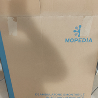 Deambulatore ascellare smontabile in acciaio