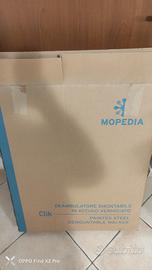 Deambulatore ascellare smontabile in acciaio