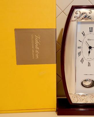 Orologio pendolo con cornice argento Valenti e co