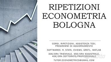 Ripetizioni econometria, statistica, probabilita'