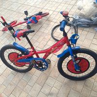 bici di spiderman 