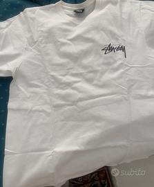 T shirt Stussy bianca con stampa M