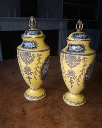 Coppia Potiches Porcellana Imperiale di Sevres