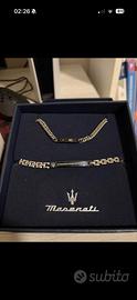 set bracciale +collana maserati