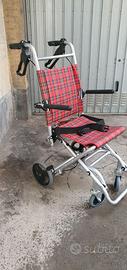 Sedia a rotelle carrozzina pieghevole mini