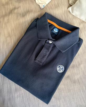 Maglietta, maglia, t-shirt, Polo North Sails Blu L
