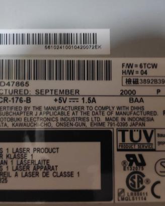 CD-ROM Matsushita CR-176-B 24x IDE Acer TravelMate