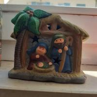 Presepe natalizio con luce LED – cm 12,2 x 6 x 9,7