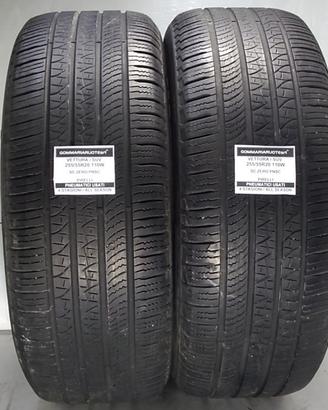 2 PNEUMATICI USATI 255/55R20 110W SC ZERO PIRELLI 