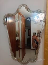 Specchio specchiera vetro di murano 