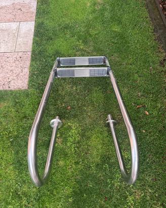 Scaletta inox piscina