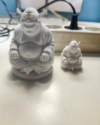 Set Statuetta+Portachiavi Shrek Buddha