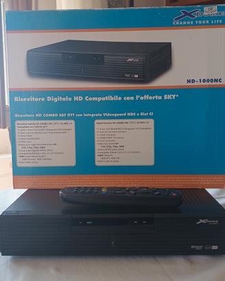 Ricevitore digitale HD COMBO SAT XDOME 