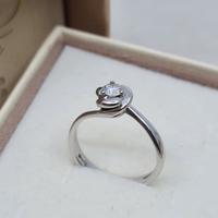 Solitario Diamante 0,18 Ct in Oro 18 kt