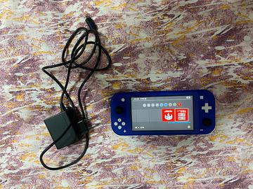 nintendo switch lite viola con caricabatterie