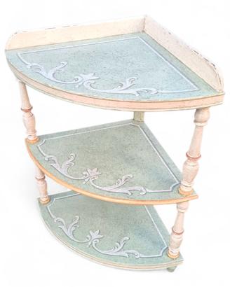 Angoliera cantonale a giorno dipinta e decorata