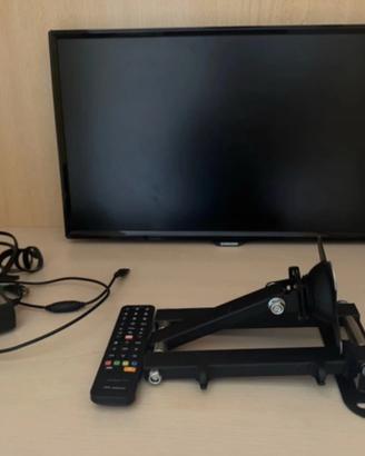 Tv Samsung 24 pollici funzionante staffa a parete