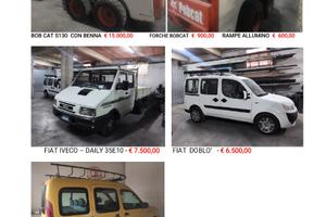 Bobcat, Doblo, Kangoo e Iveco Daily