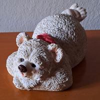 Artefice orso bianco sdraiato anni 90