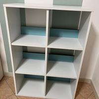 Mobile bianco stile Kallax Ikea