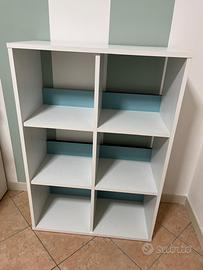 Mobile bianco stile Kallax Ikea