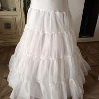 SOTTOGONNA XL PER ABITO DA SPOSA EVENTO BIANCO