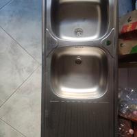LAVELLO IN ACCIAIO INOX 116X50