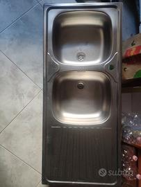 LAVELLO IN ACCIAIO INOX 116X50
