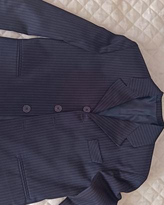 Vestito elegante gessato bambino 7 - 8 anni