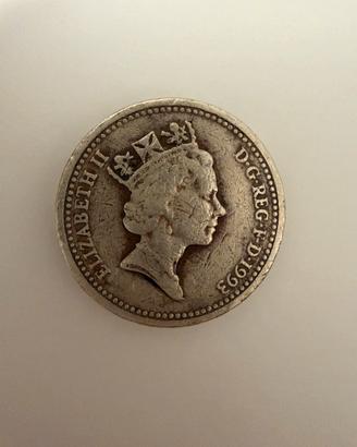 Moneta, one pound 1983 elizabeth II