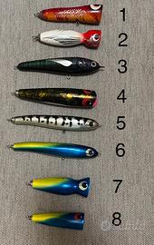 Lotto esche pesca tropicale