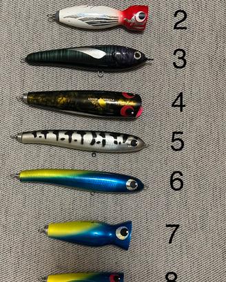 Lotto esche pesca tropicale