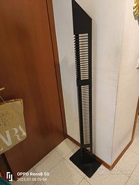 Porta CD metallo nero