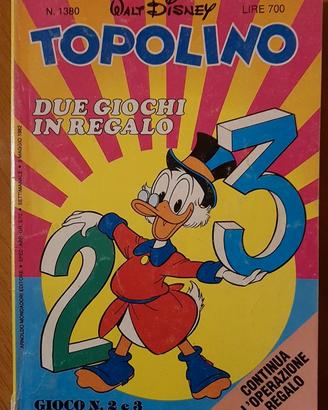 Topolino libretto Disney n.1380 del 9 Maggio 1982