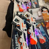 Nerf Laser OPS PRO 3 fucili + 1 pistola