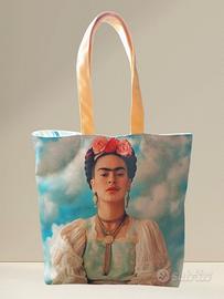 Borsa artigianale ispirata a Frida Kahlo