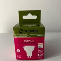 4 Lampadine Led GU10 4000K Luce Naturale