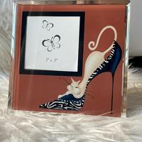 Cornice foto 15x15 gatto tacco design glamour
