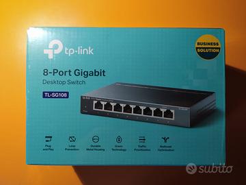 TP-Link TL-SG108 Switch 8 Porte Gigabit