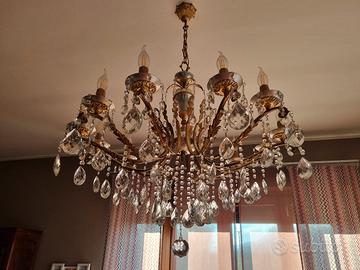 lampadario cristallo 
