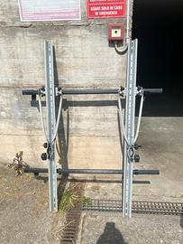 Barre x 2 portabici per Peugeot 407