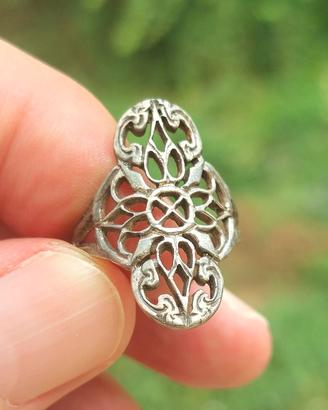 Anello Vintage stile Sardo in Argento 925