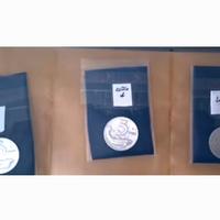 3 Monete 5 Lire 1954 Delfino-Firma Distante NC