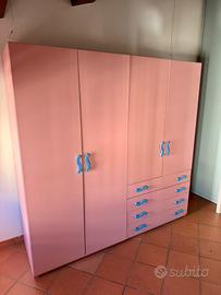 Armadio 2 ante con cassettiera 200x200