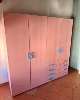 Armadio 2 ante con cassettiera 200x200