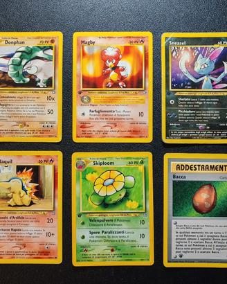 Carte Pokemon Neo Genesis Prima Edizione 