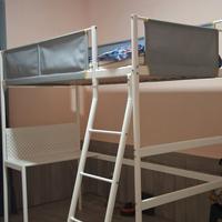 letto soppalco ikea vitaval gia smontato bene